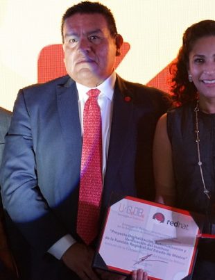 Reconocimientos de Red Hat México en la 4a Entrega de los Premios u-GOB