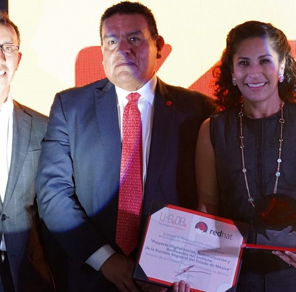 Reconocimientos de Red Hat México en la 4a Entrega de los Premios u-GOB